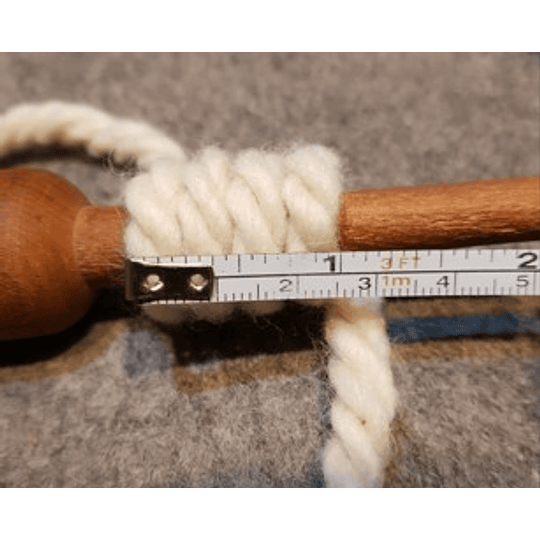 Madeja Lana Natural Crudo 300 grs aprox, Muy Gruesa, 3 hebras - Super Bulky