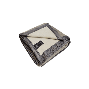 Frazada 100% Lana Virgen Patagónica Gris King