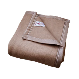 Frazada 2 Plazas 40% Lana Beige/Beige