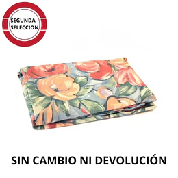 Juego Sábana 1 Plaza 144 Hilos Diseño. Flores Grandes