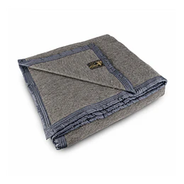 Frazada 2,5 Plazas 96% Lana Virgen Gris/Gris