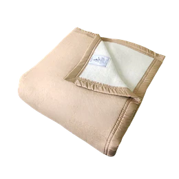 Frazada 1 ,5 Plazas 70% Lana  N Virgen Beige 