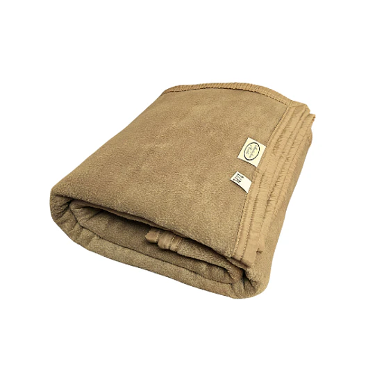 Frazada 1,5 Plazas Polar Beige de 380gr/m2