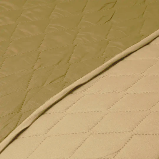 Quilt 2 Plazas Bicolor TABACO-BEIGE 