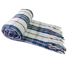 Chalon 100% Lana Virgen Navy / Rojo