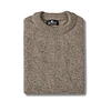Chaleco 100% lana cuello Redondo Taupe (S)