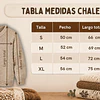 Chaleco 100% lana cuello Redondo beige (M)