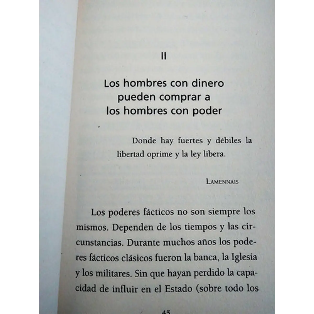 El poder en el mundo