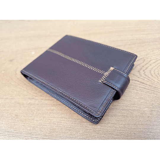 Billetera Camel de Cuero en su caja original / Nueva