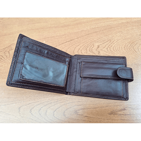 Billetera Camel de Cuero en su caja original / Nueva