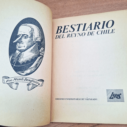 Bestiario del Reyno de Chile