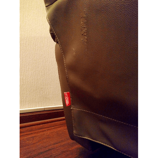 Sillón Bergere Rosen Lorenzo Cuero / Reclinable + Mecedora