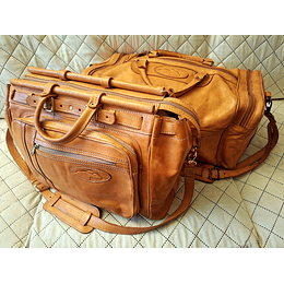 Hermoso juego de bolsos hechos a mano / Cuero 100% natural