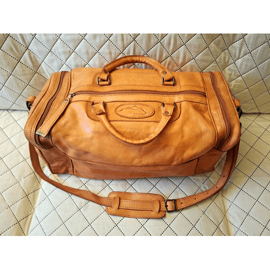 Hermoso juego de bolsos hechos a mano / Cuero 100% natural