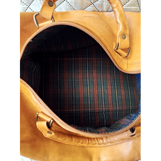 Hermoso juego de bolsos hechos a mano / Cuero 100% natural