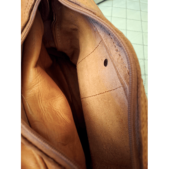 Hermoso juego de bolsos hechos a mano / Cuero 100% natural