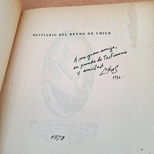 Bestiario del Reyno de Chile