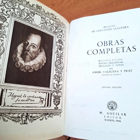 Obras Completas / Miguel de Cervantes Saavedra