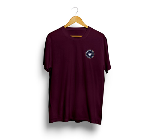 Polera Hombre Burdeo
