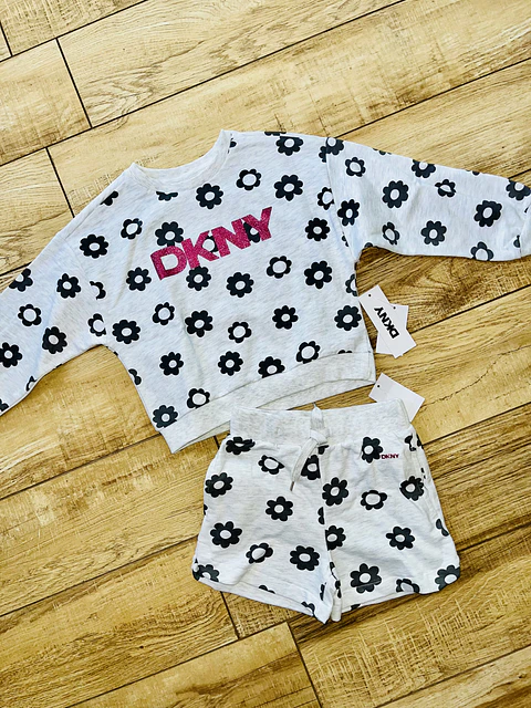 Conjunto Short DKNY Talla 4