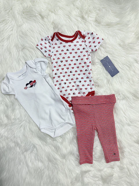 Set 3Pcs Tommy Hilfiger