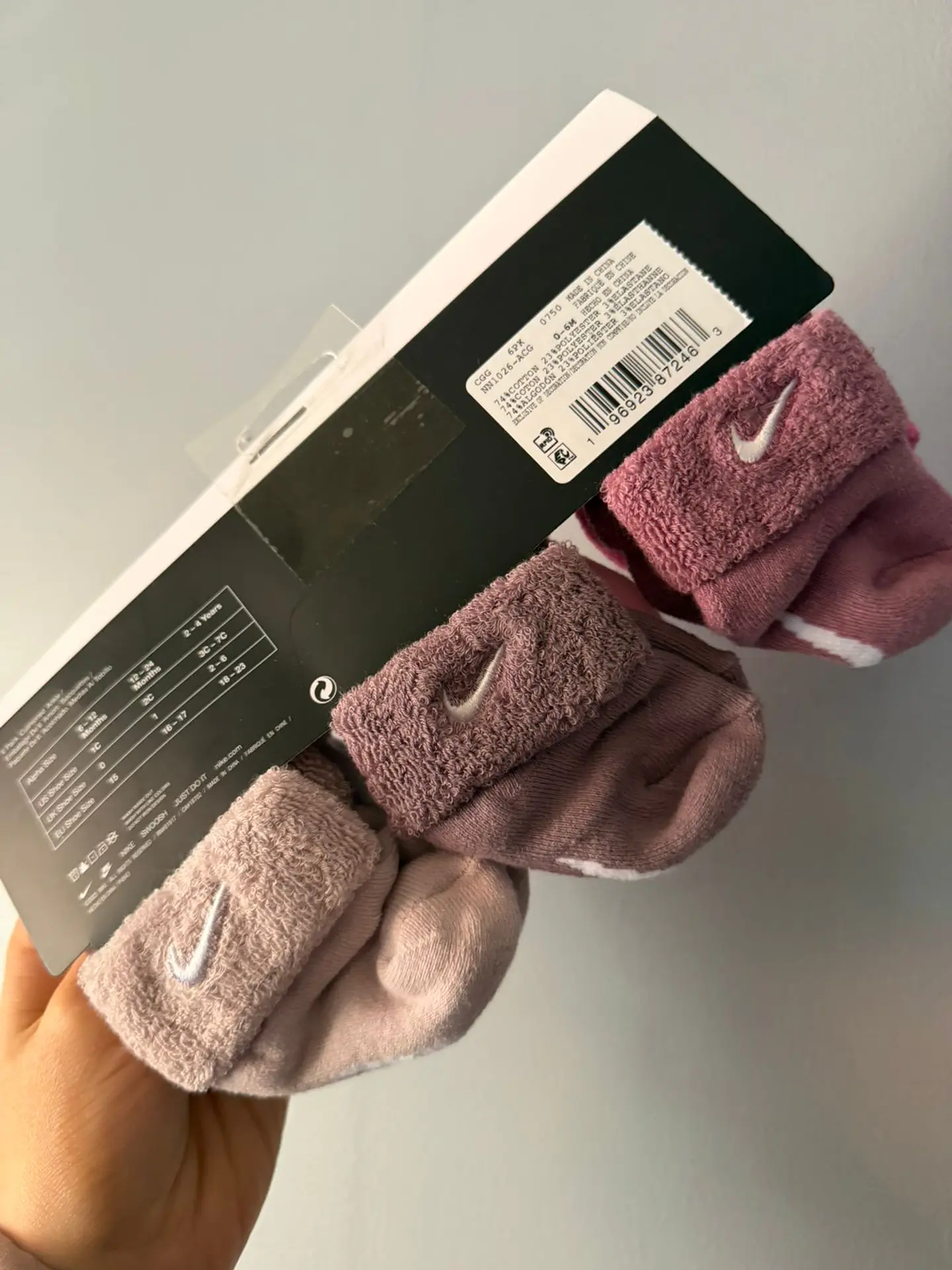 6 Pares calcetines Nike peludos 2