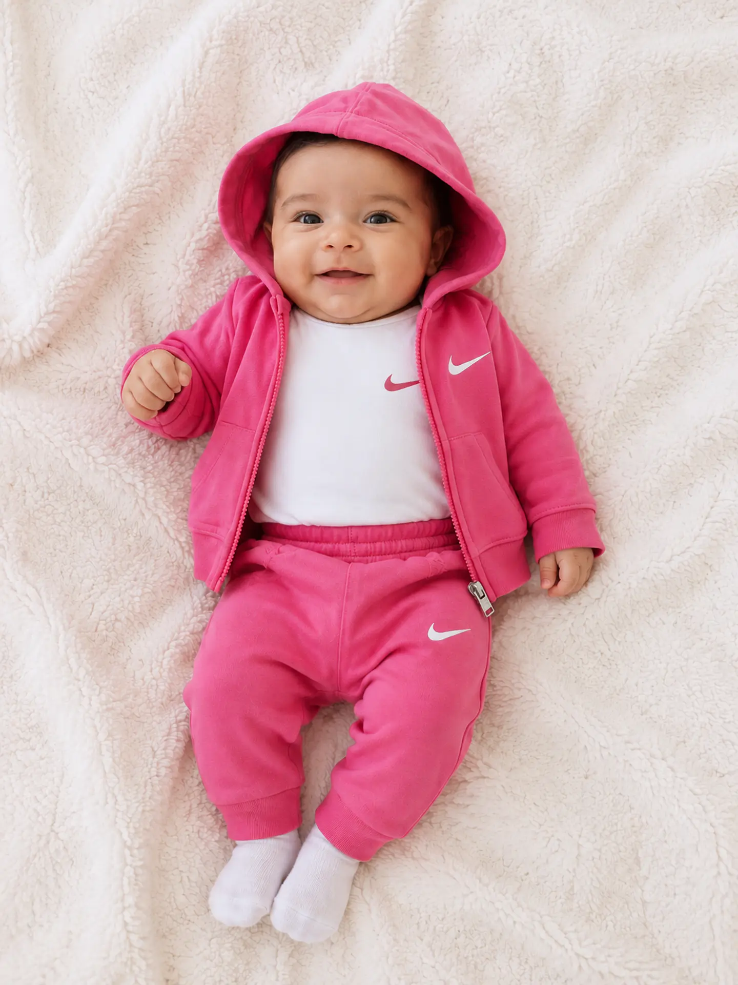Conjunto Nike 3 piezas Rosa 1