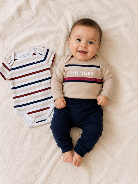 Set 3 Piezas Tommy Beige