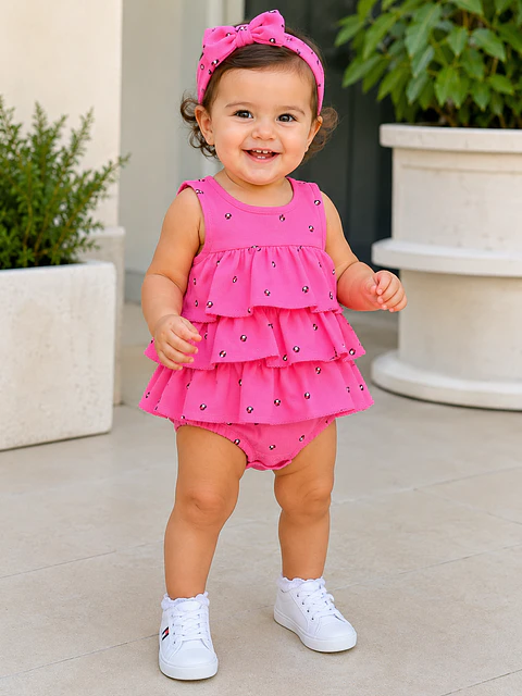 Body Vestido Tommy con cintillo