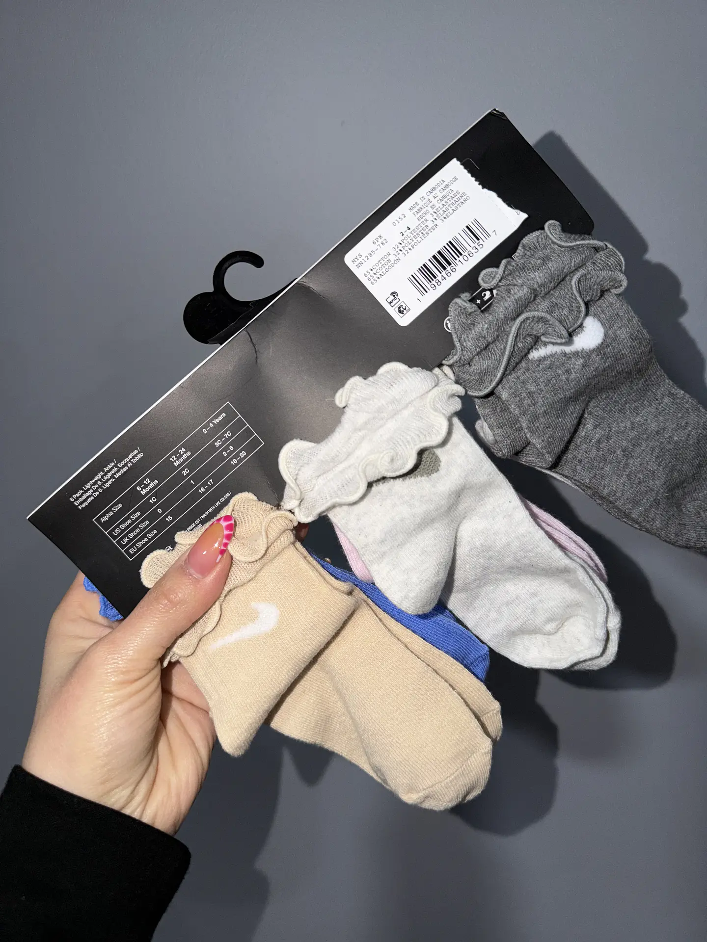 6 Pares Calcetas Nike Vuelitos 2