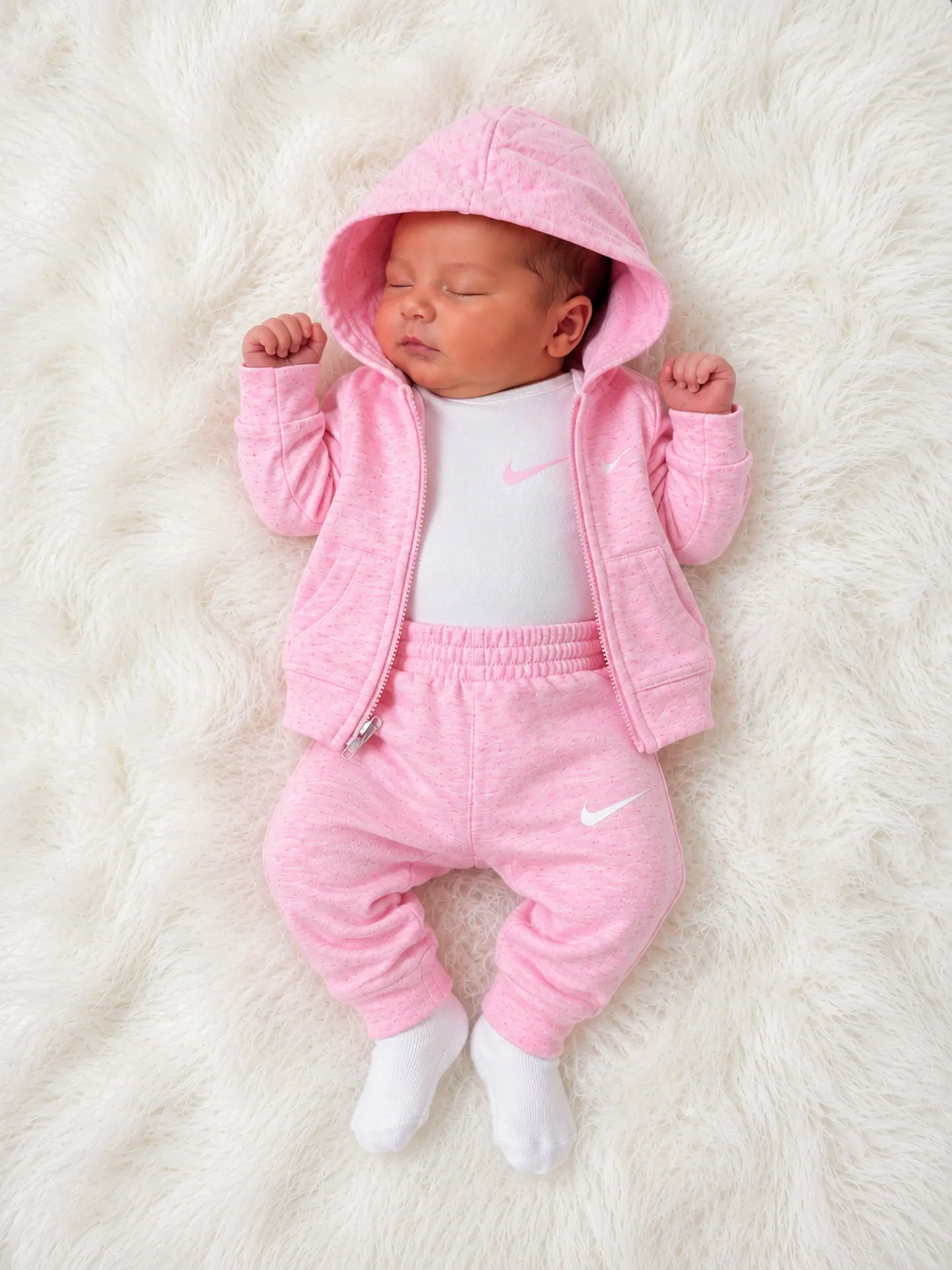 Conjunto Nike 3 Piezas Rosa 1
