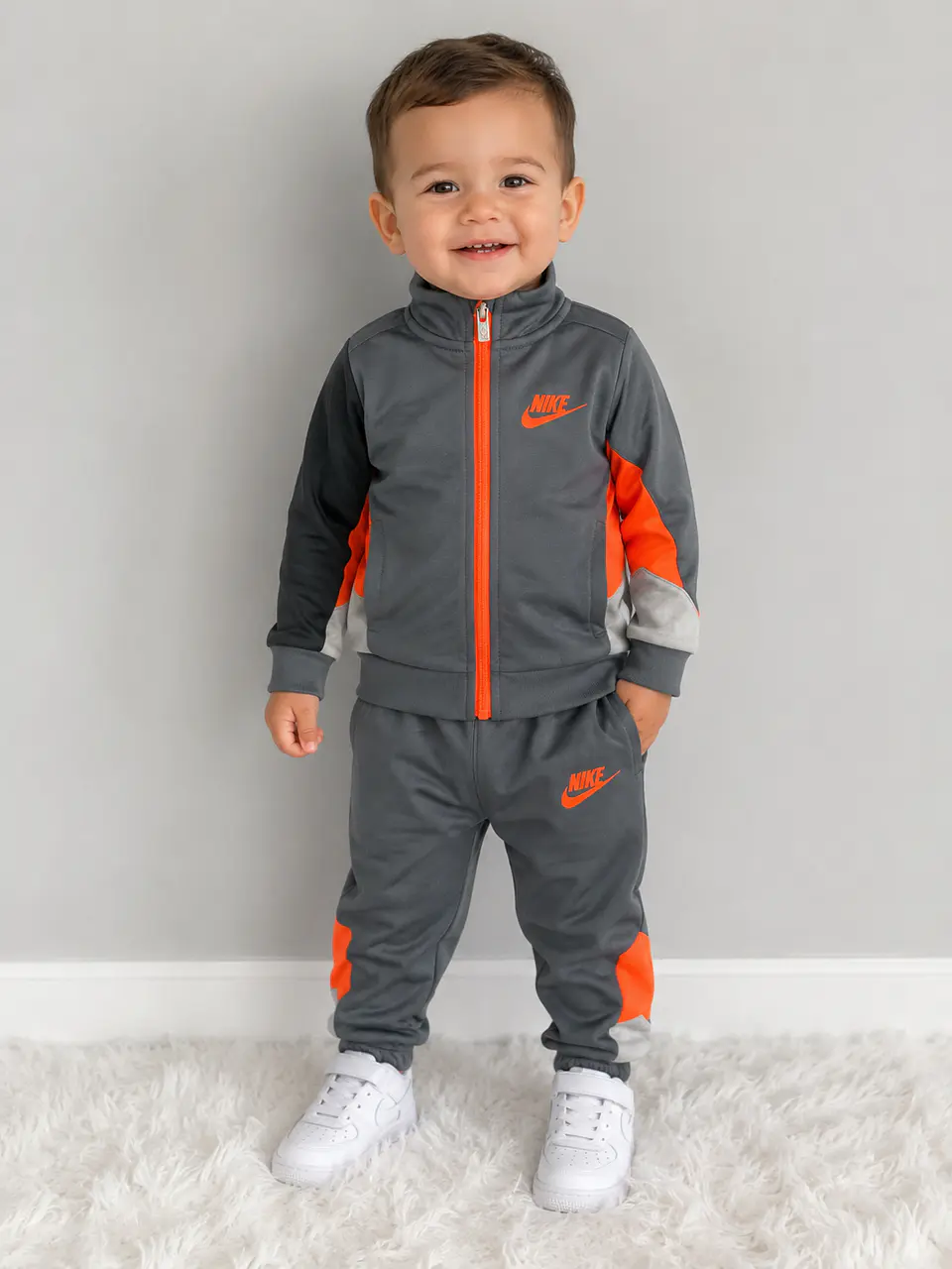 Conjunto Nike Gris Niño 1