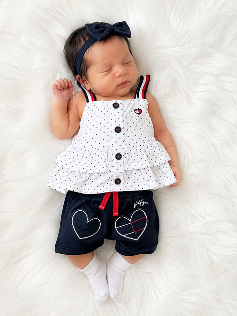Conjunto Tommy bebé niña 2 Piezas