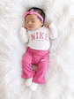 Conjunto Nike Bebé 2 Piezas Rosa y Blanco - Miniatura 1