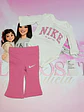 Conjunto Nike Bebé 2 Piezas Rosa y Blanco - Miniatura 2