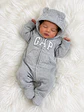 Enterito GAP con Capucha para Bebé Gris Unisex - Miniatura 1