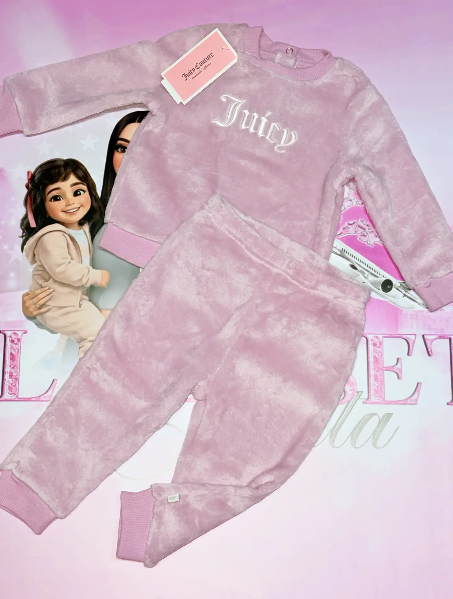 Conjunto Plush Juicy para Niña 2