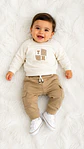 Conjunto Tommy Hilfiger Bebé 2 Piezas – Polerón + Pantalón Buzo Cargo - Miniatura 1