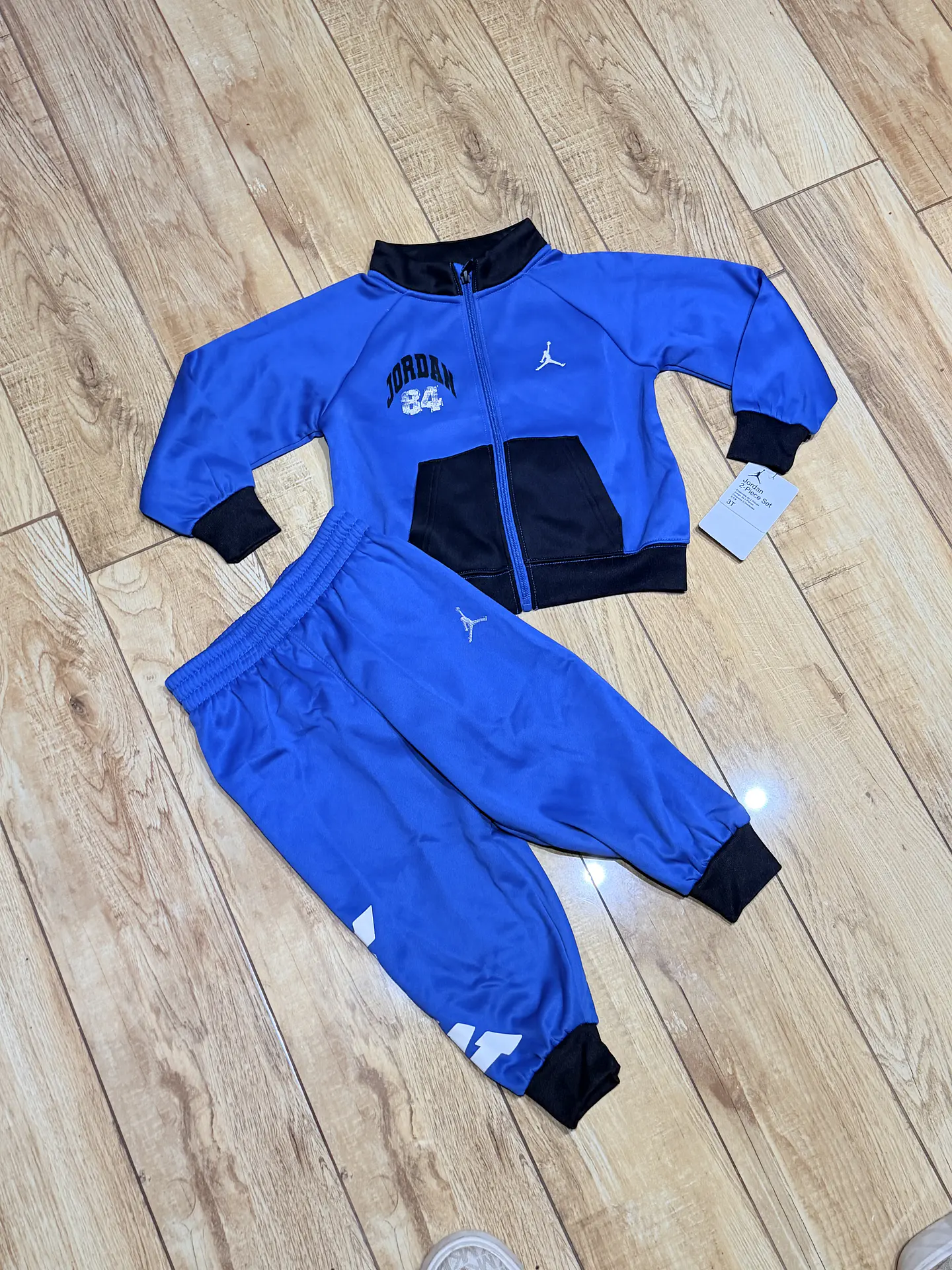 Buzo Jordan Niño Azul 2 Piezas 3
