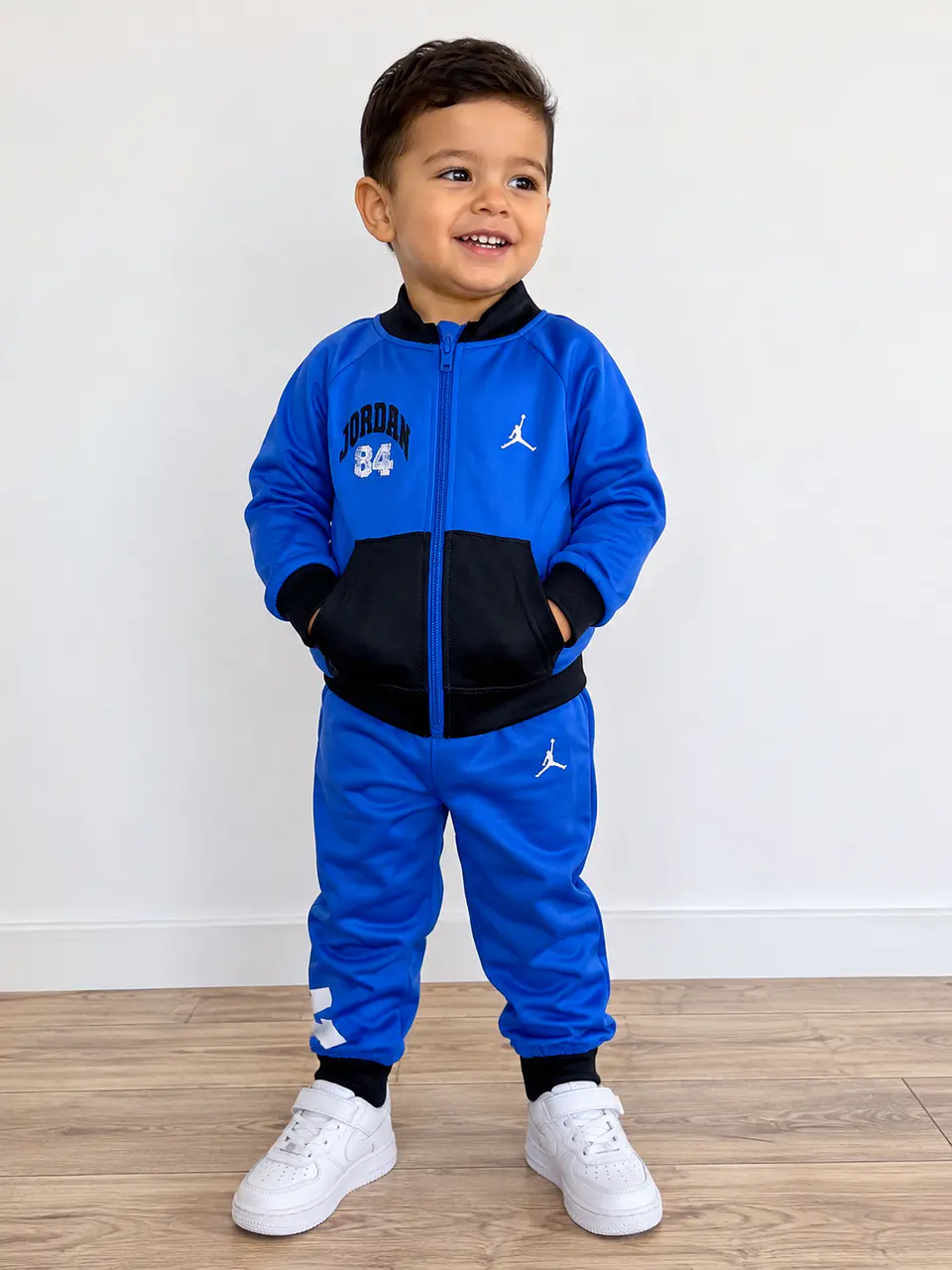 Buzo Jordan Niño Azul 2 Piezas 1