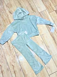 Conjunto Nike Velour Verde Agua con Capucha – Niña - Miniatura 2