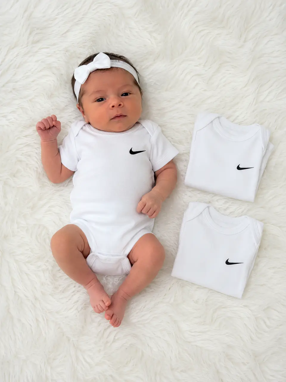 Tripack Bodys Nike Blanco - Unisex 1
