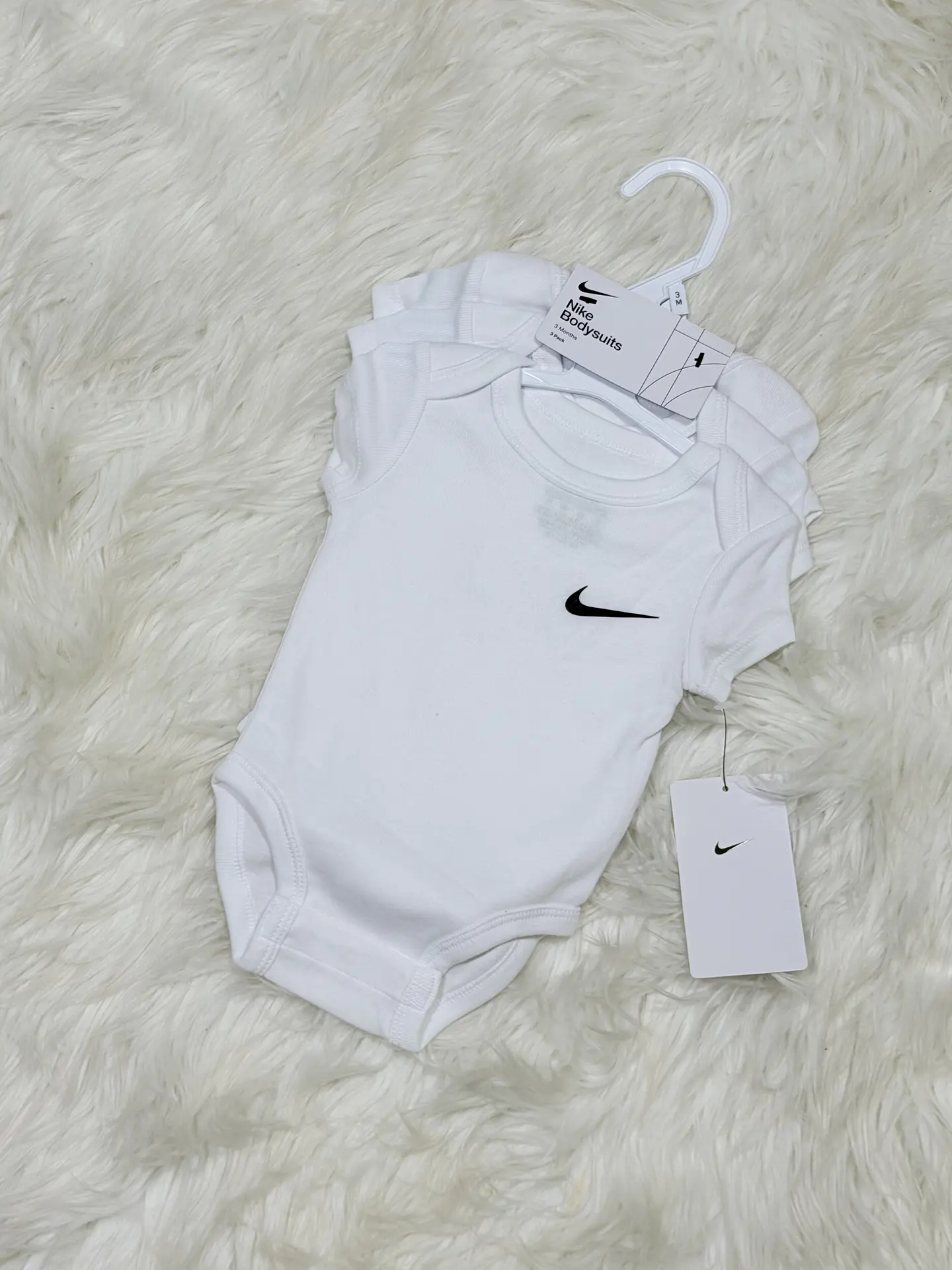Tripack Bodys Nike Blanco - Unisex 2