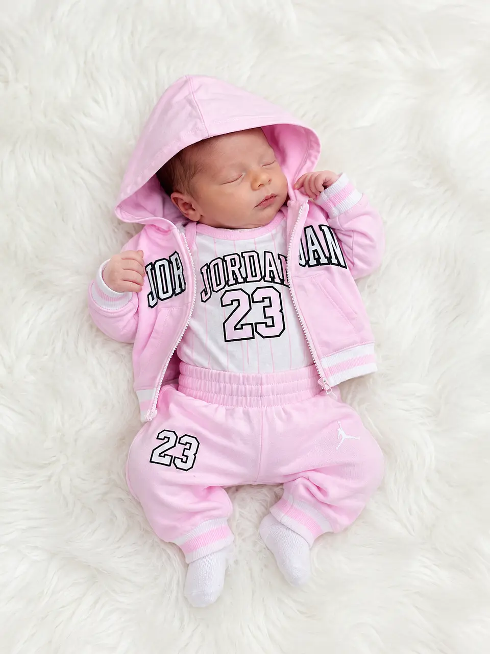 Set 3 Piezas Jordan Rosa 1