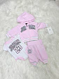 Set 3 Piezas Jordan Rosa - Miniatura 2