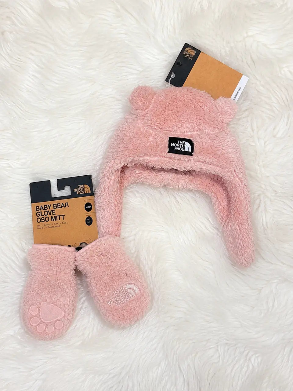 Set Gorro + Mitones The North Face Rosa 1
