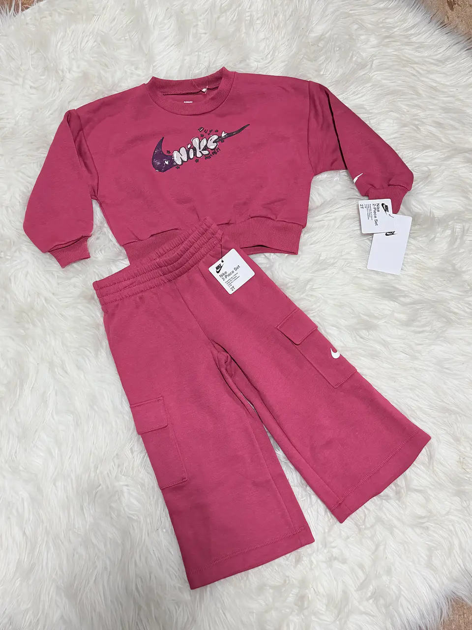 Conjunto Nike Fucsia 2