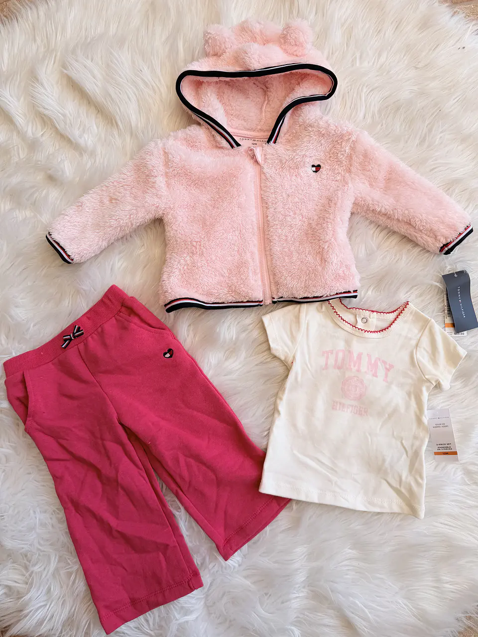 Set Tommy Hilfiger 3 Piezas Rosa 2