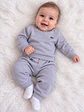 Conjunto Lacoste Gris Unisex - Miniatura 1
