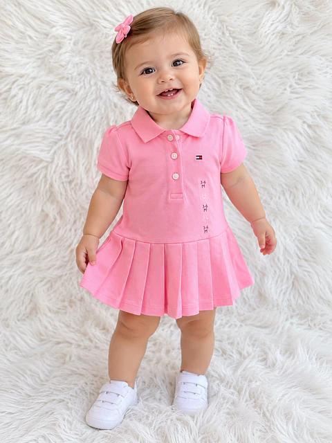 Vestido Tommy Hilfiger Rosa